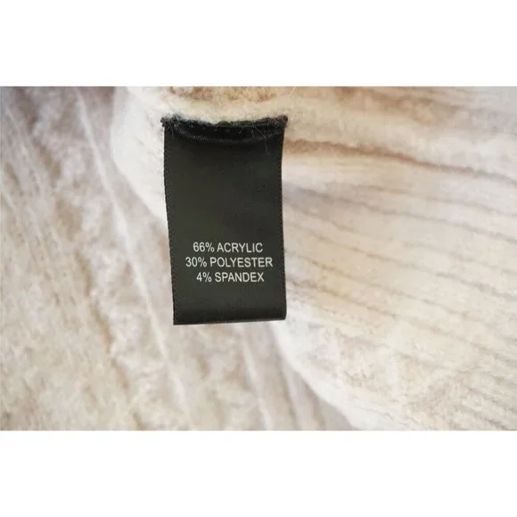 House Of Harlow 1960 Fisherman Cable Knit Sweater Dress, Size L - Picture 4 of 7